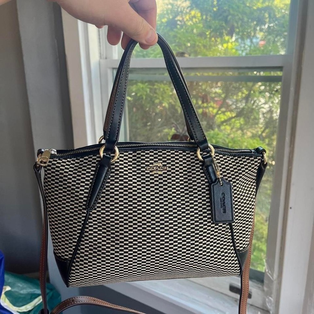 y2k 2000s Coach Mini Kelsey Signature Cs Shoulder bag / Handbag